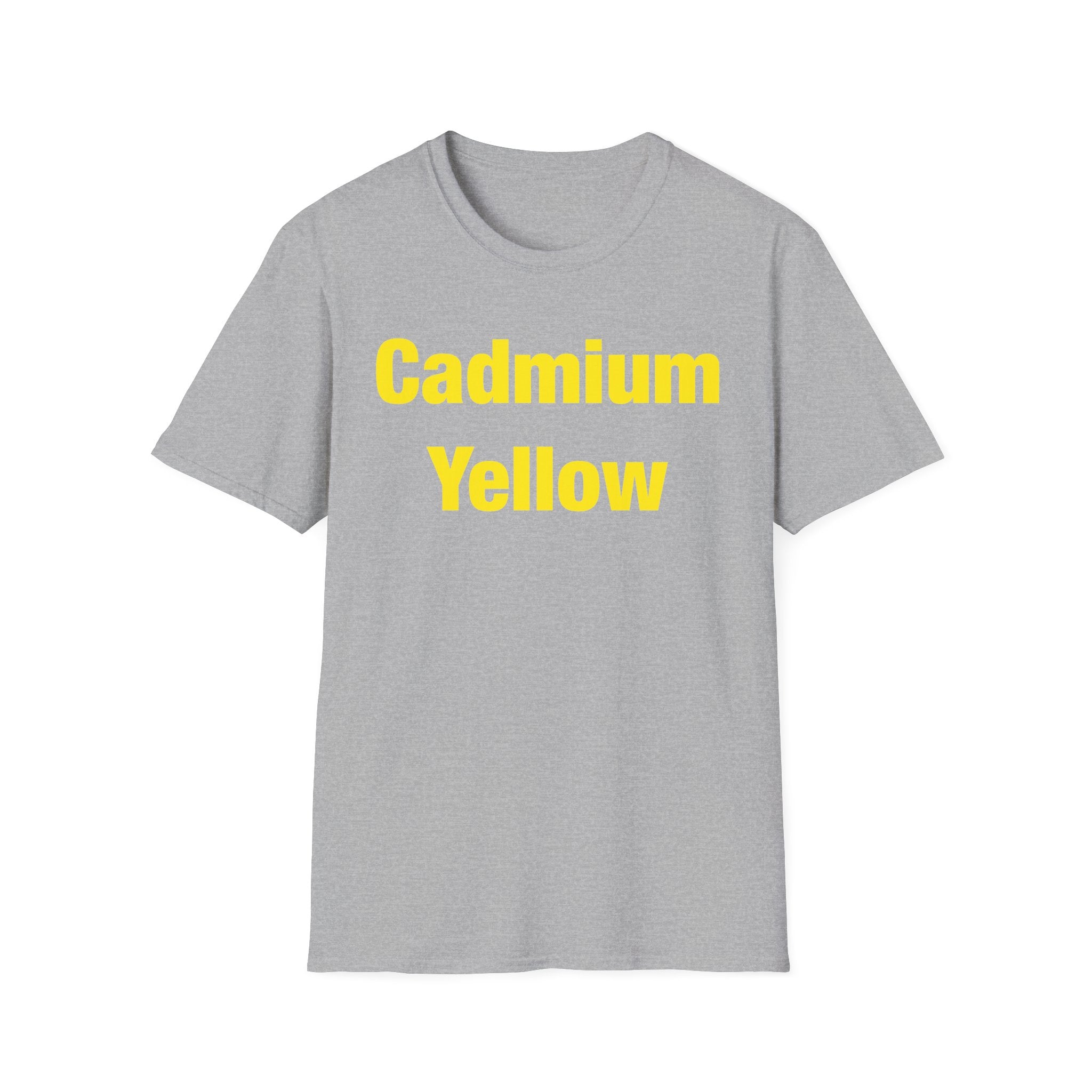 Cadmium Yellow Lettered T-Shirt