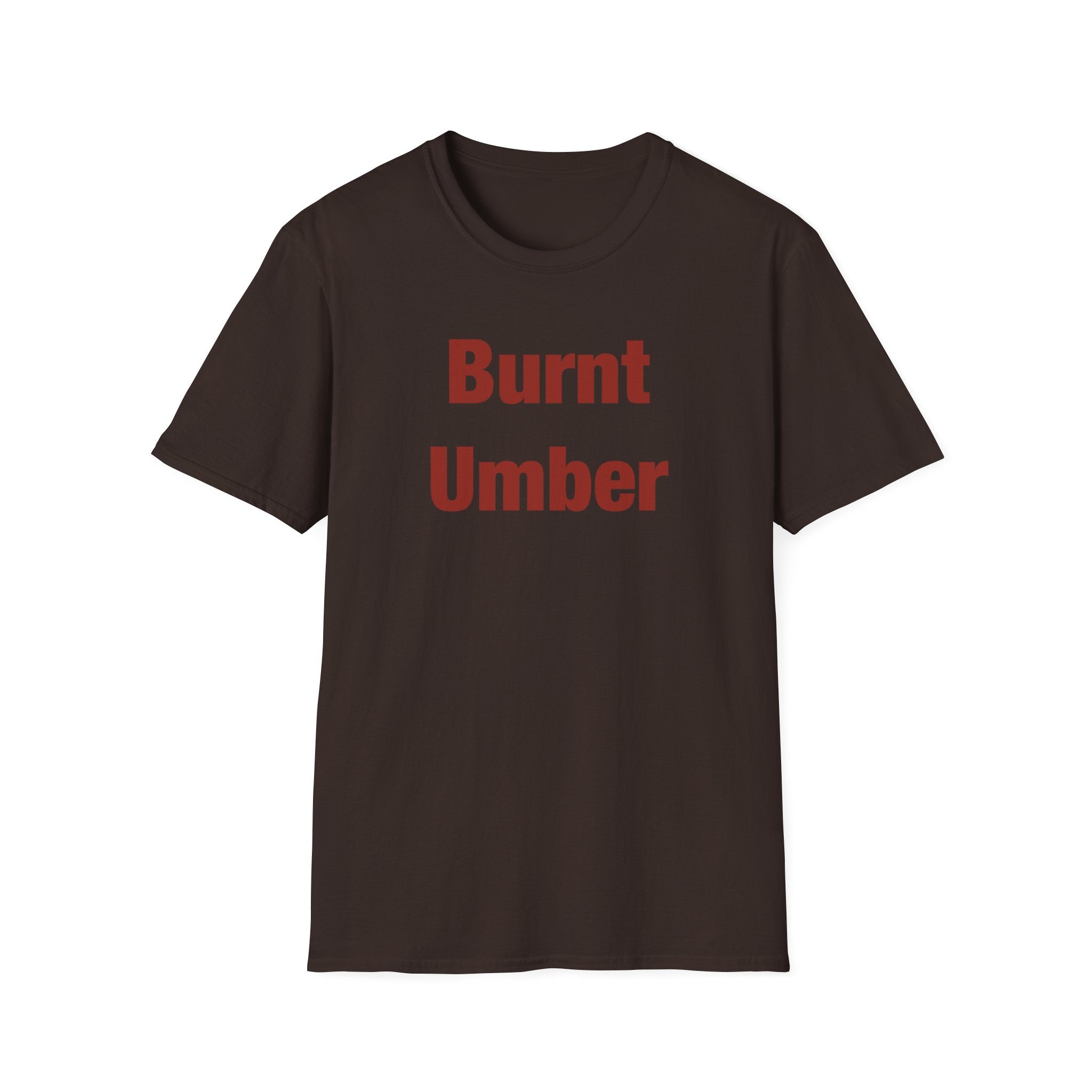 Burnt Umber Lettered T-Shirt