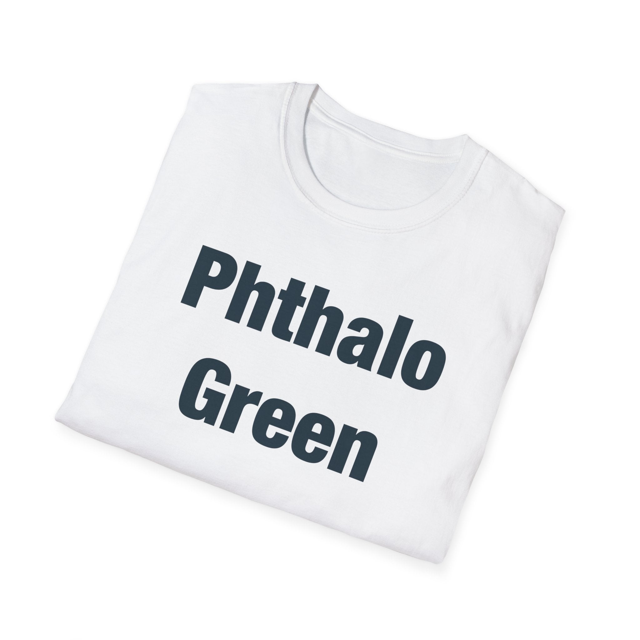 Phthalo Green Lettered T-Shirt