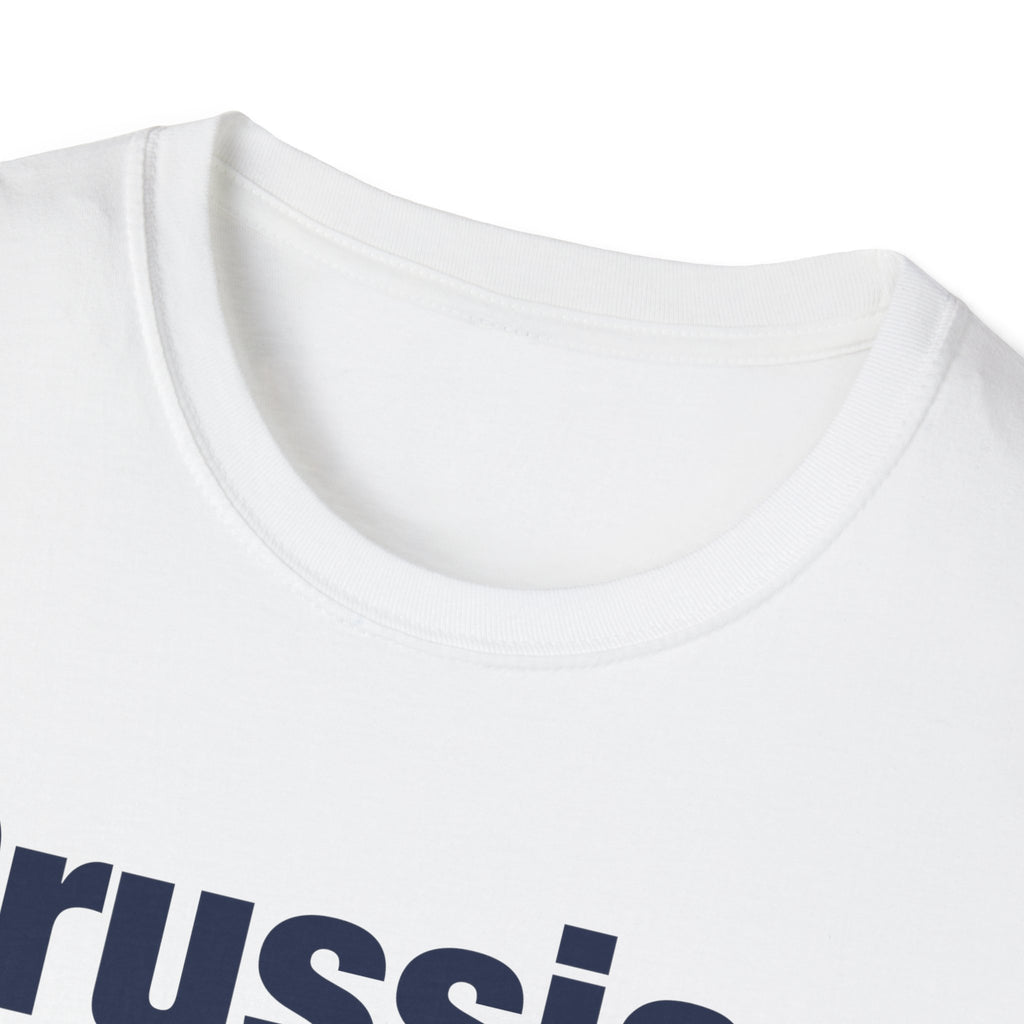 Prussian Blue Lettered T-Shirt