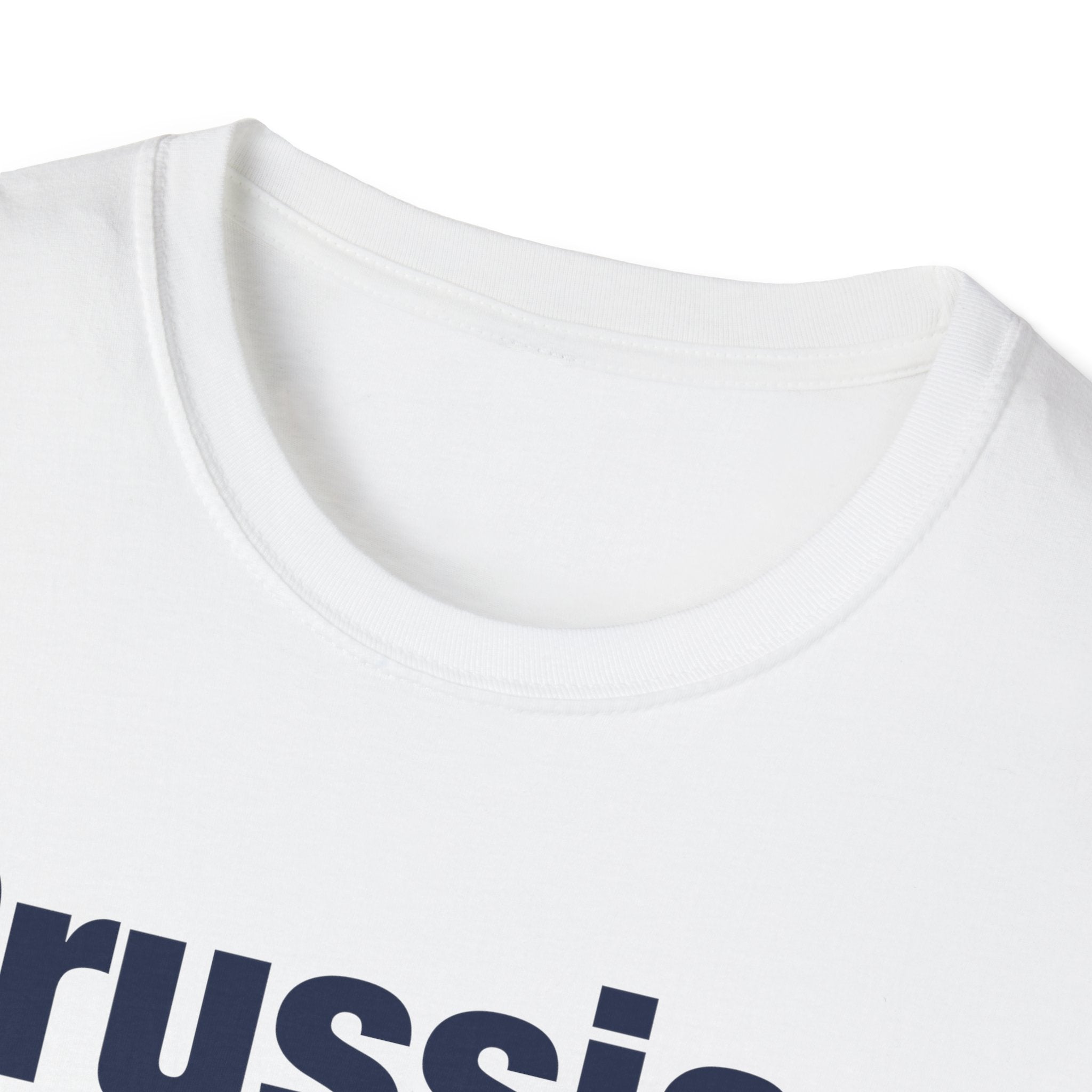 Prussian Blue Lettered T-Shirt