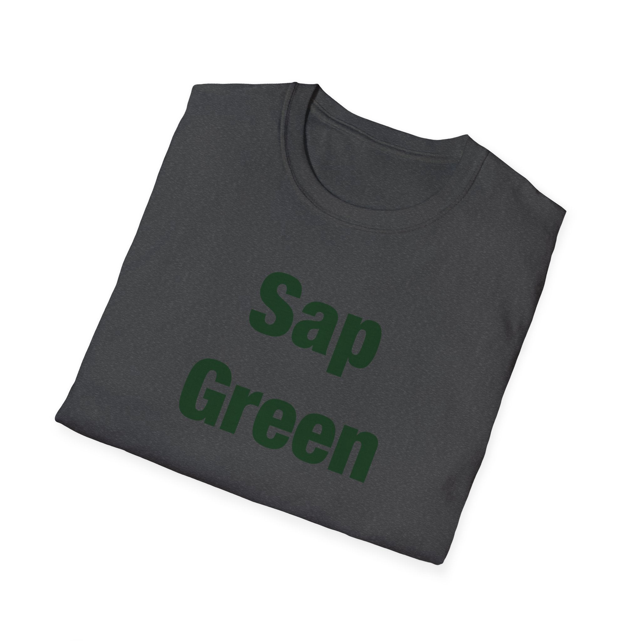 Sap Green Lettered T-Shirt