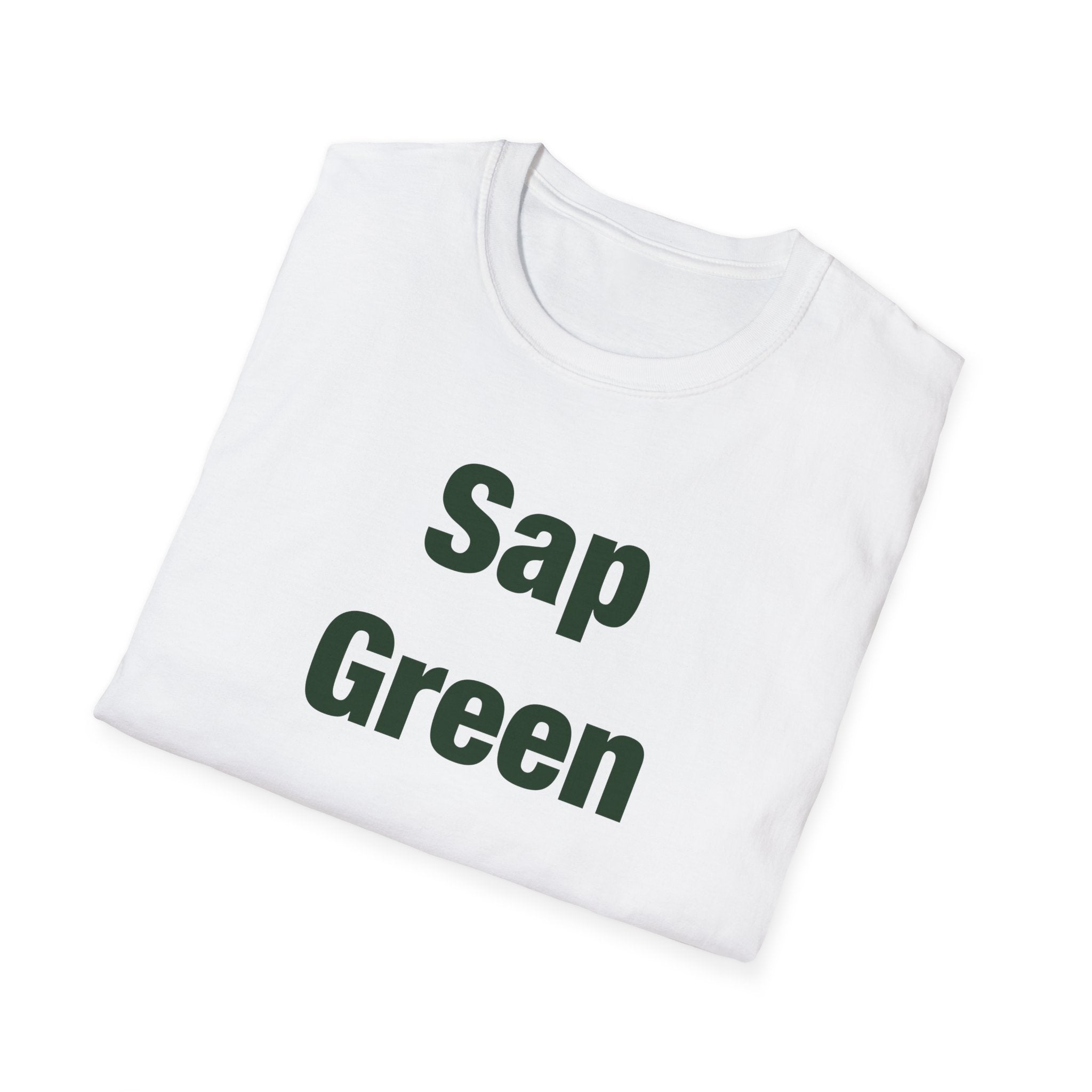 Sap Green Lettered T-Shirt