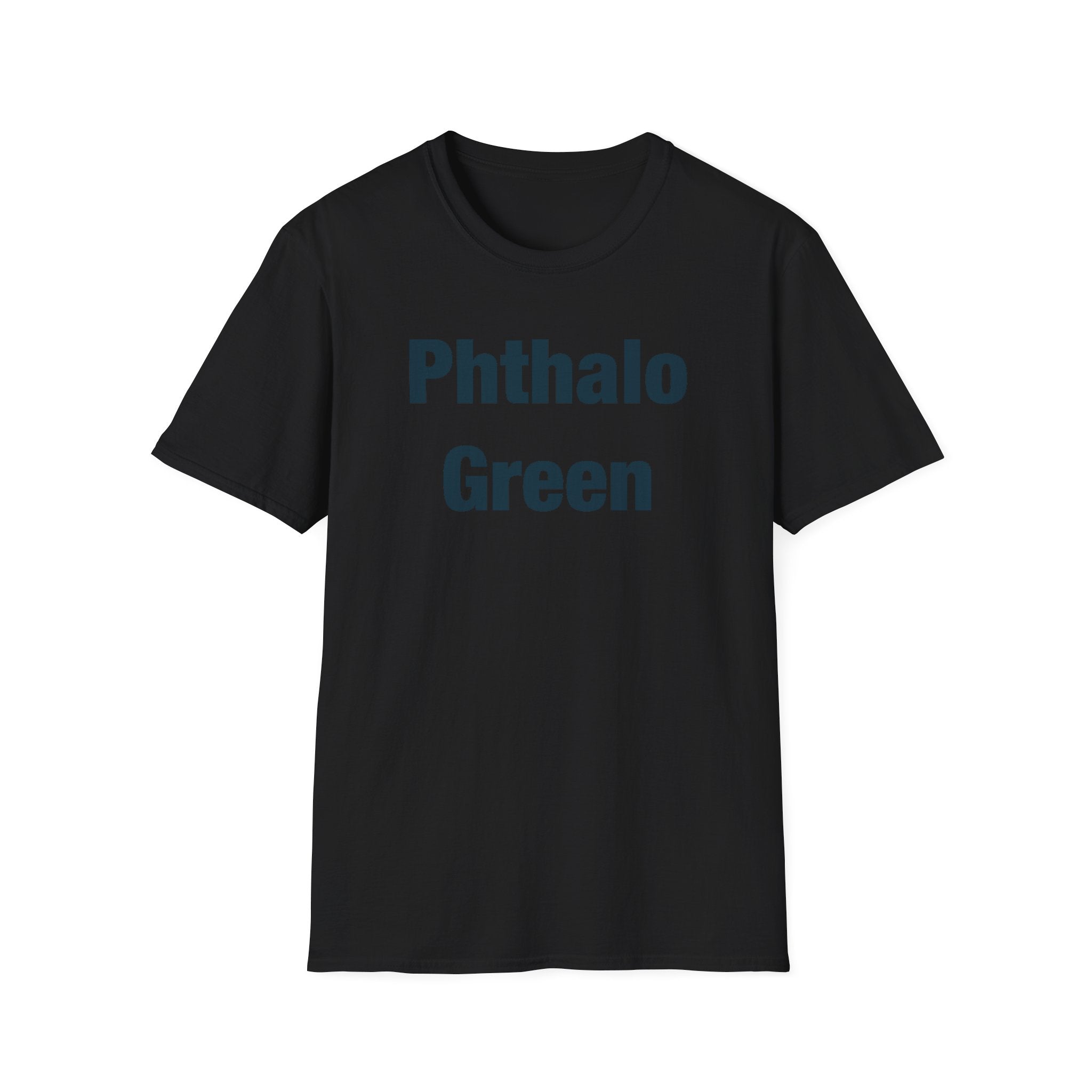 Phthalo Green Lettered T-Shirt