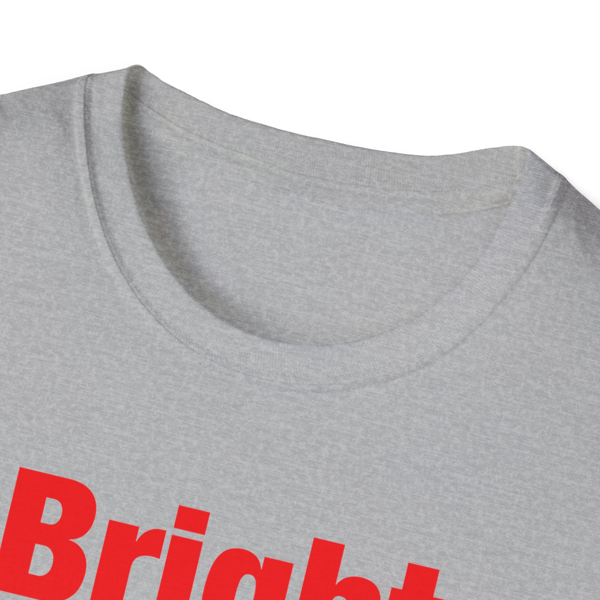 Bright Red Lettered T-Shirt