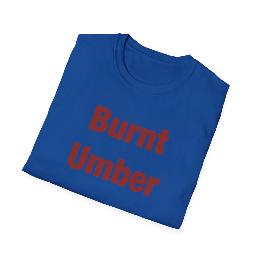 Burnt Umber Lettered T-Shirt