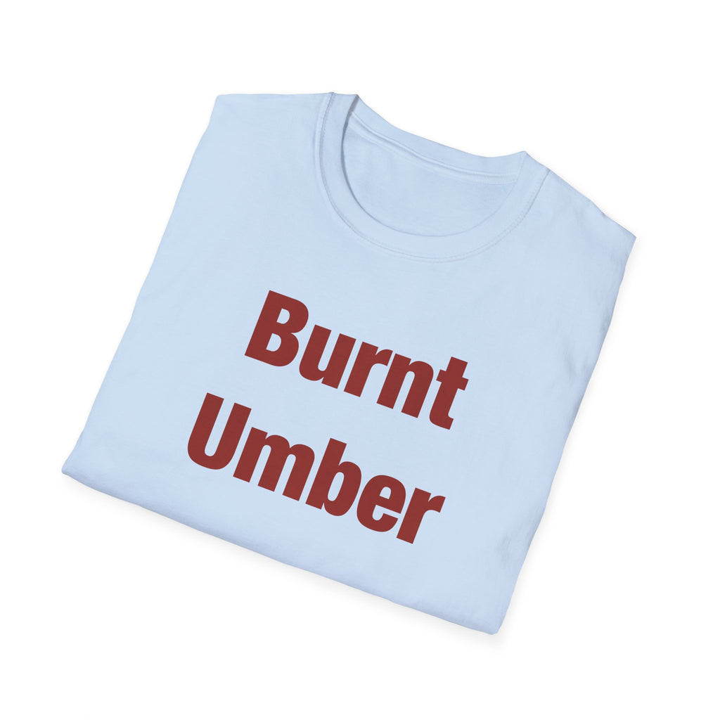 Burnt Umber Lettered T-Shirt