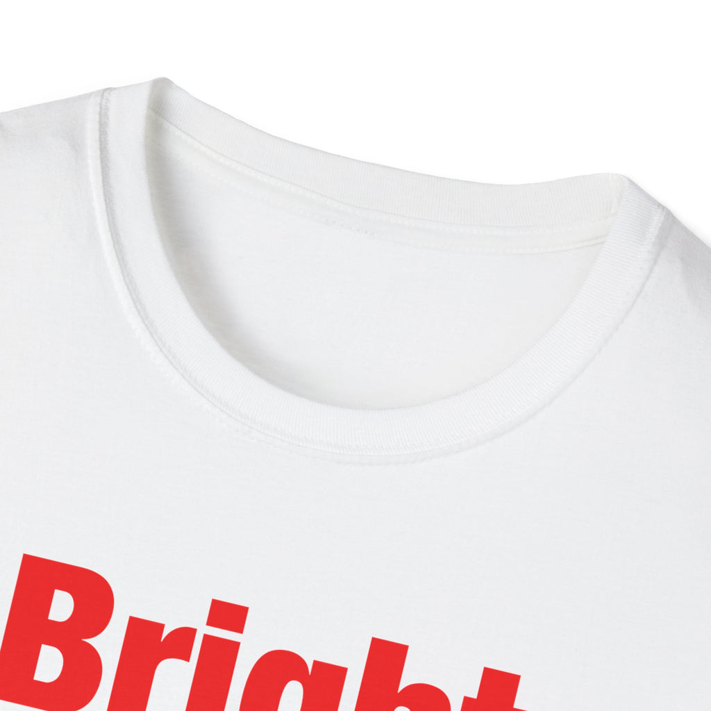 Bright Red Lettered T-Shirt