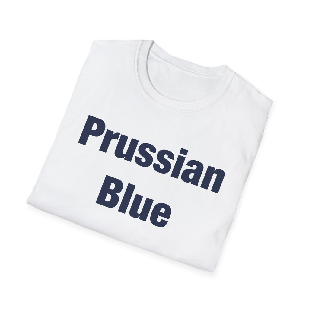Prussian Blue Lettered T-Shirt