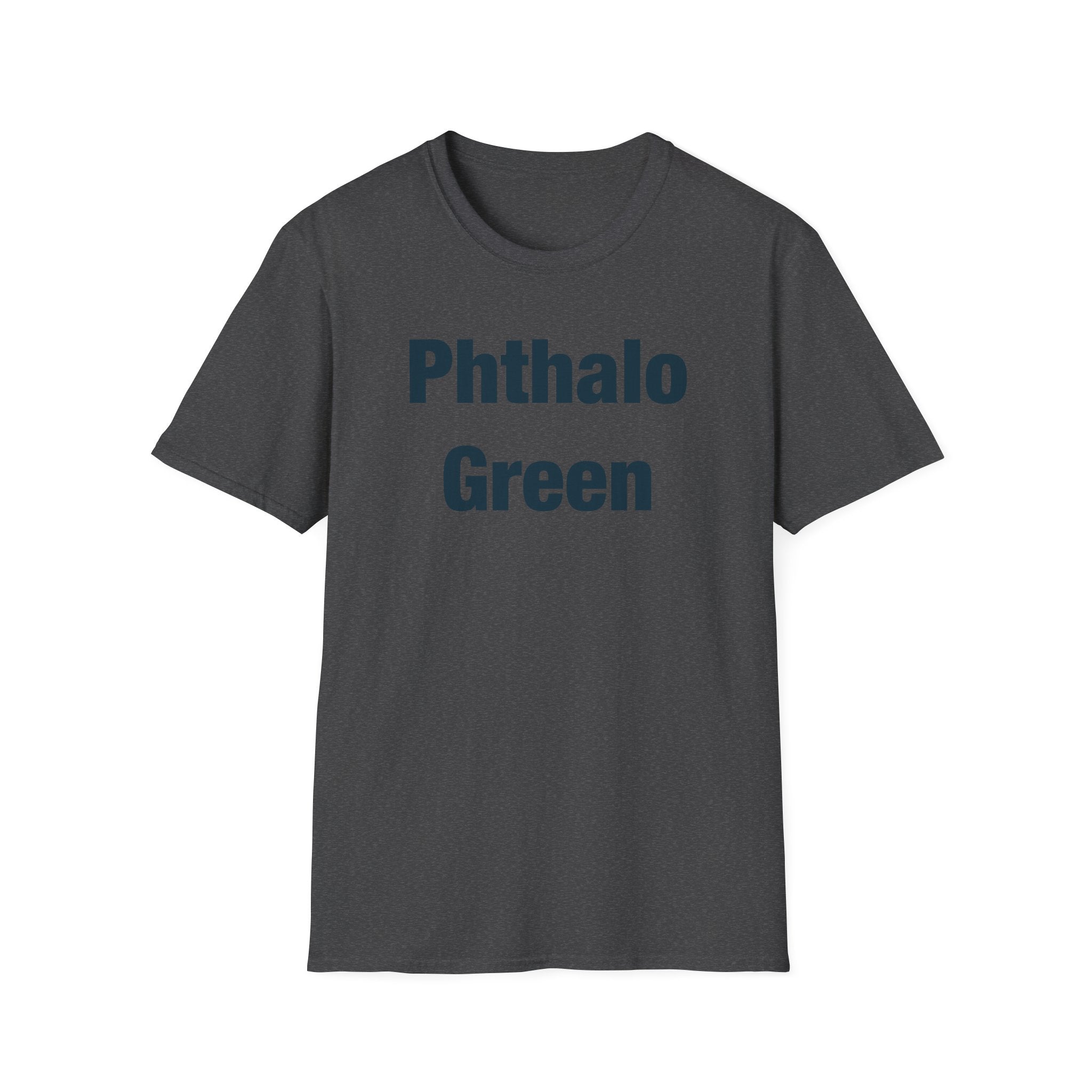 Phthalo Green Lettered T-Shirt