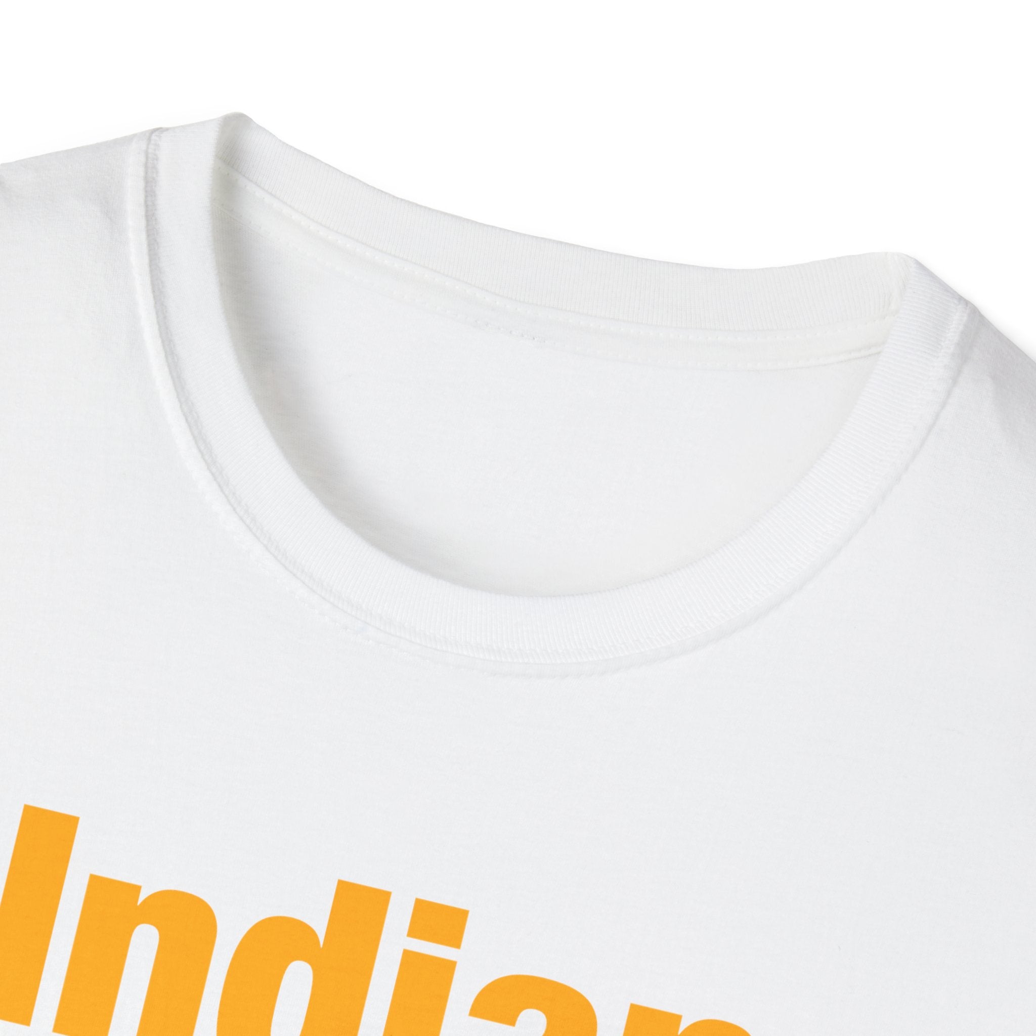 Indian Yellow Lettered T-Shirt