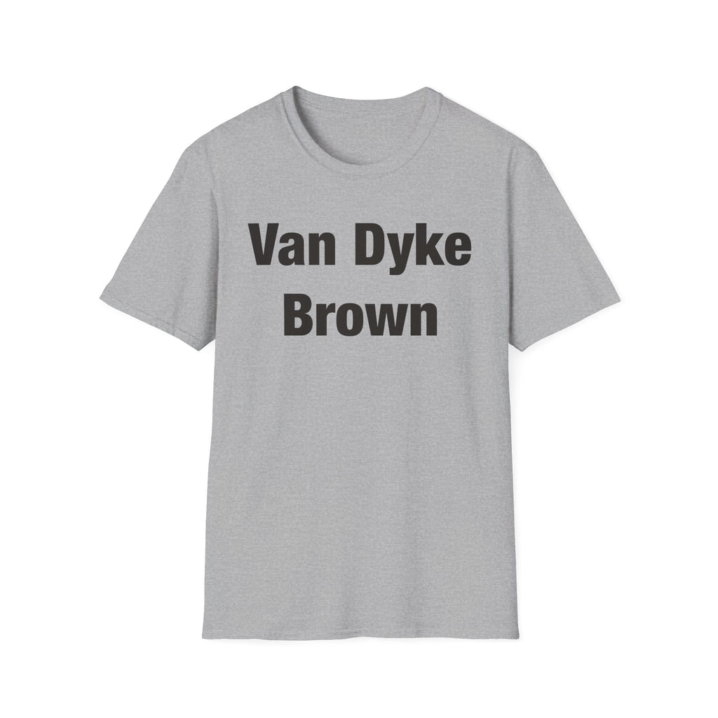 Van Dyke Brown Lettered T-Shirt