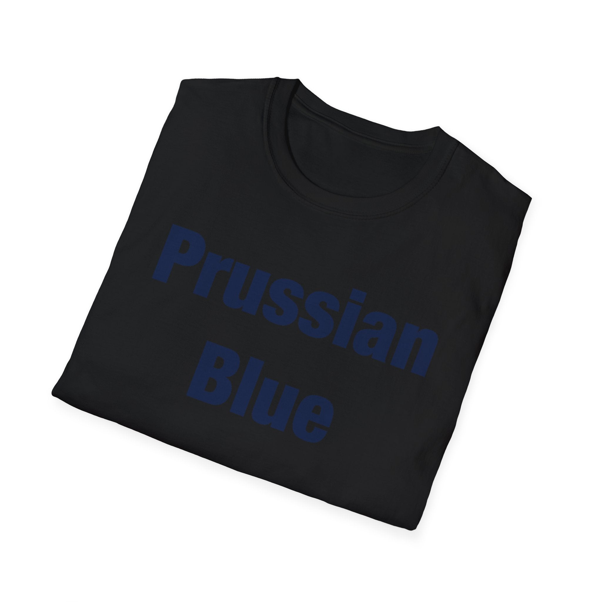 Prussian Blue Lettered T-Shirt