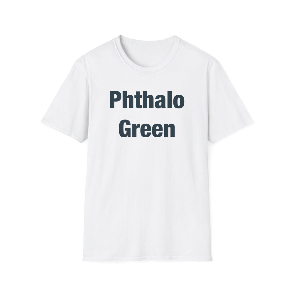 Phthalo Green Lettered T-Shirt