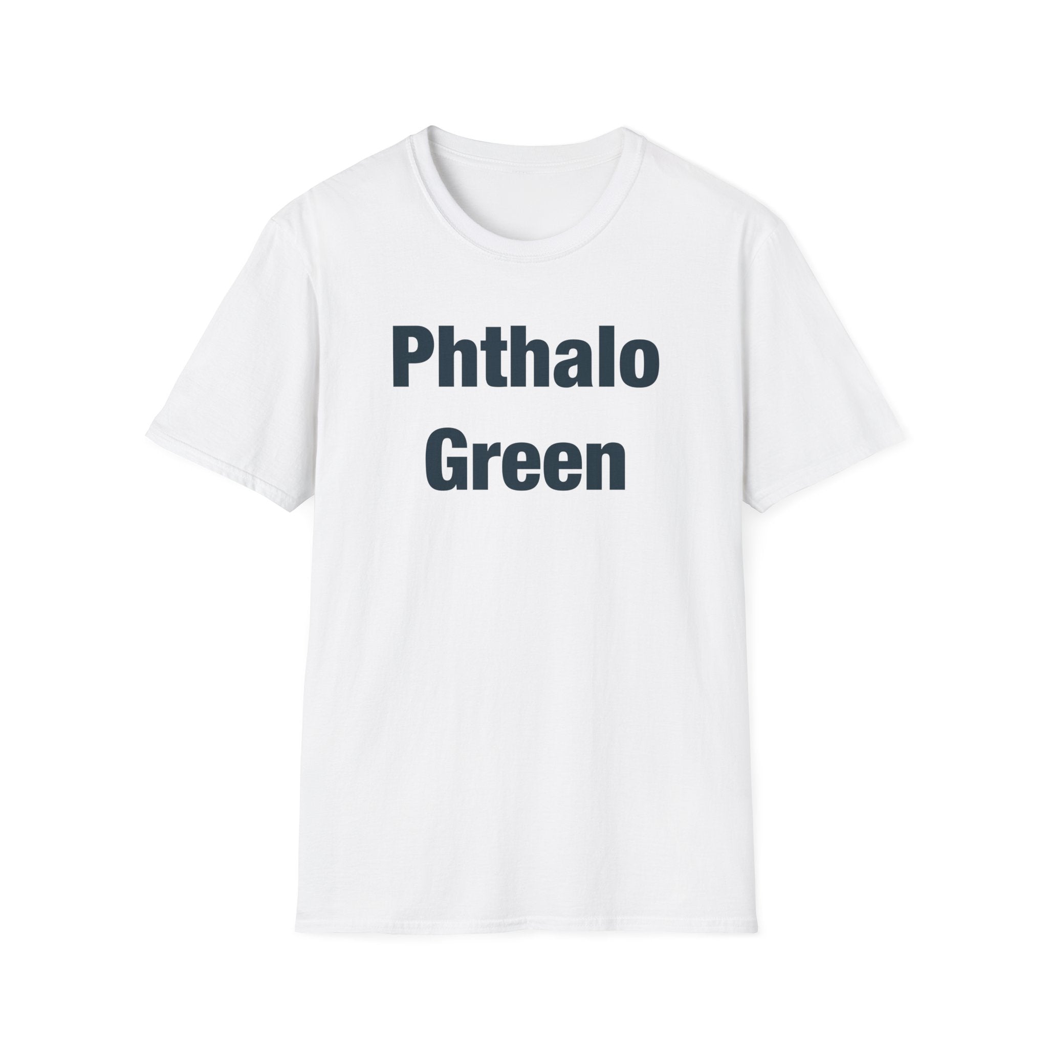 Phthalo Green Lettered T-Shirt