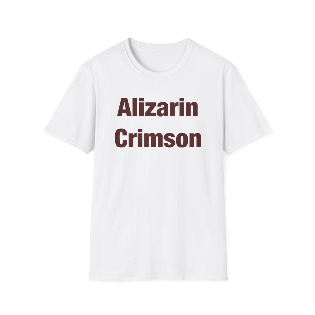 Alizarin Crimson Lettered T-Shirt