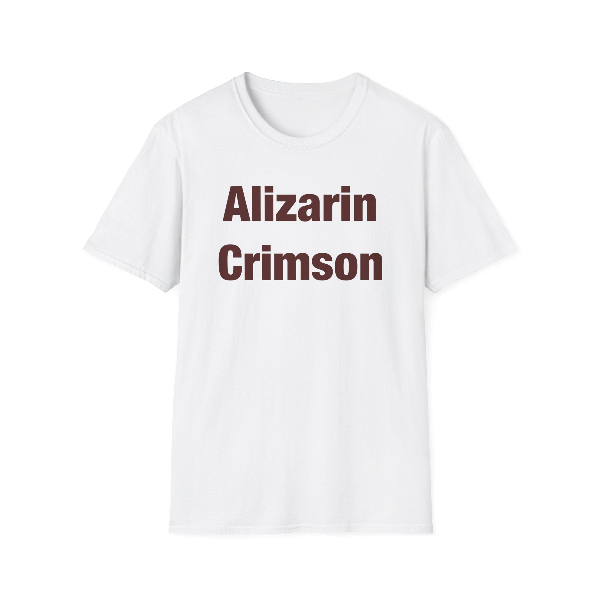 Alizarin Crimson Lettered T-Shirt