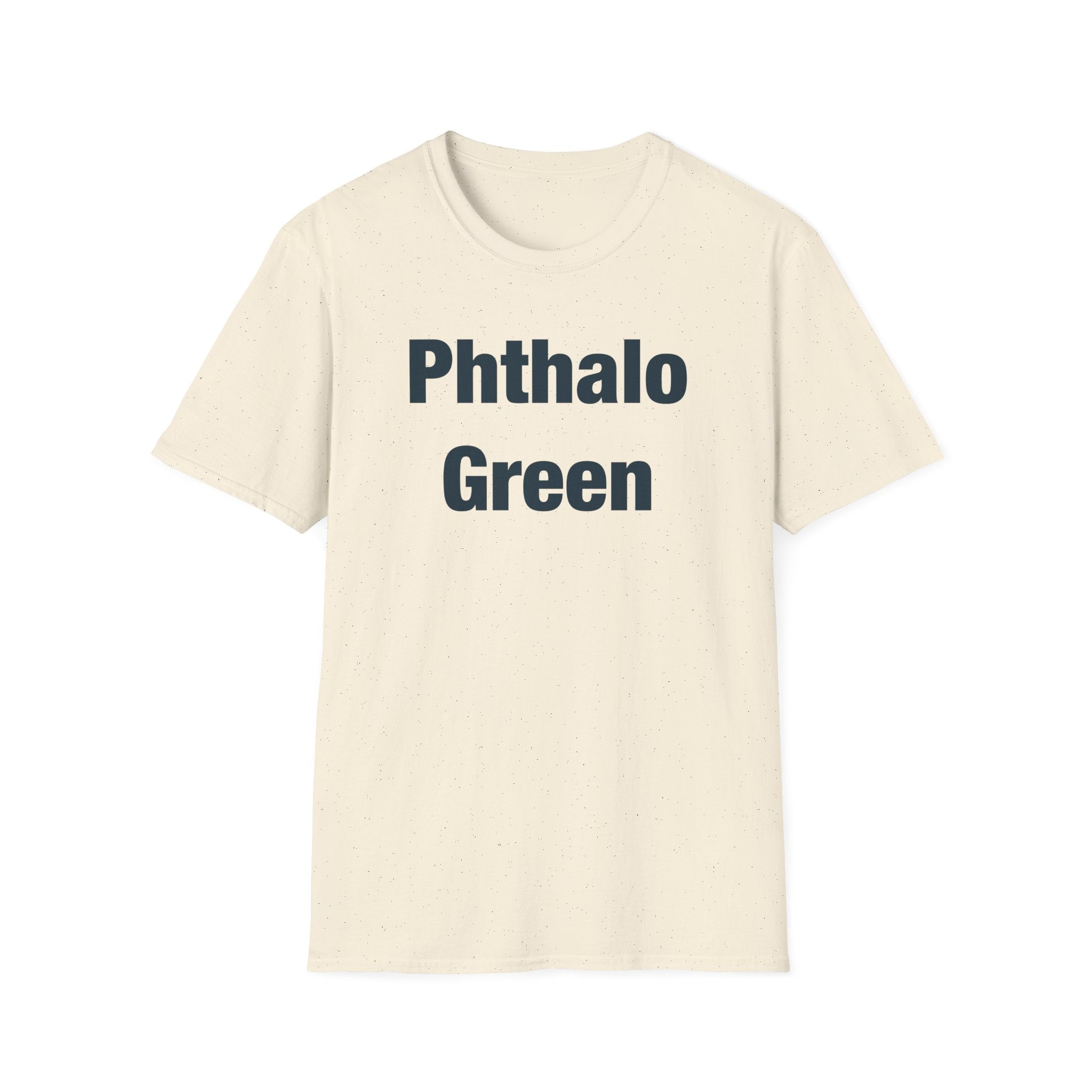 Phthalo Green Lettered T-Shirt