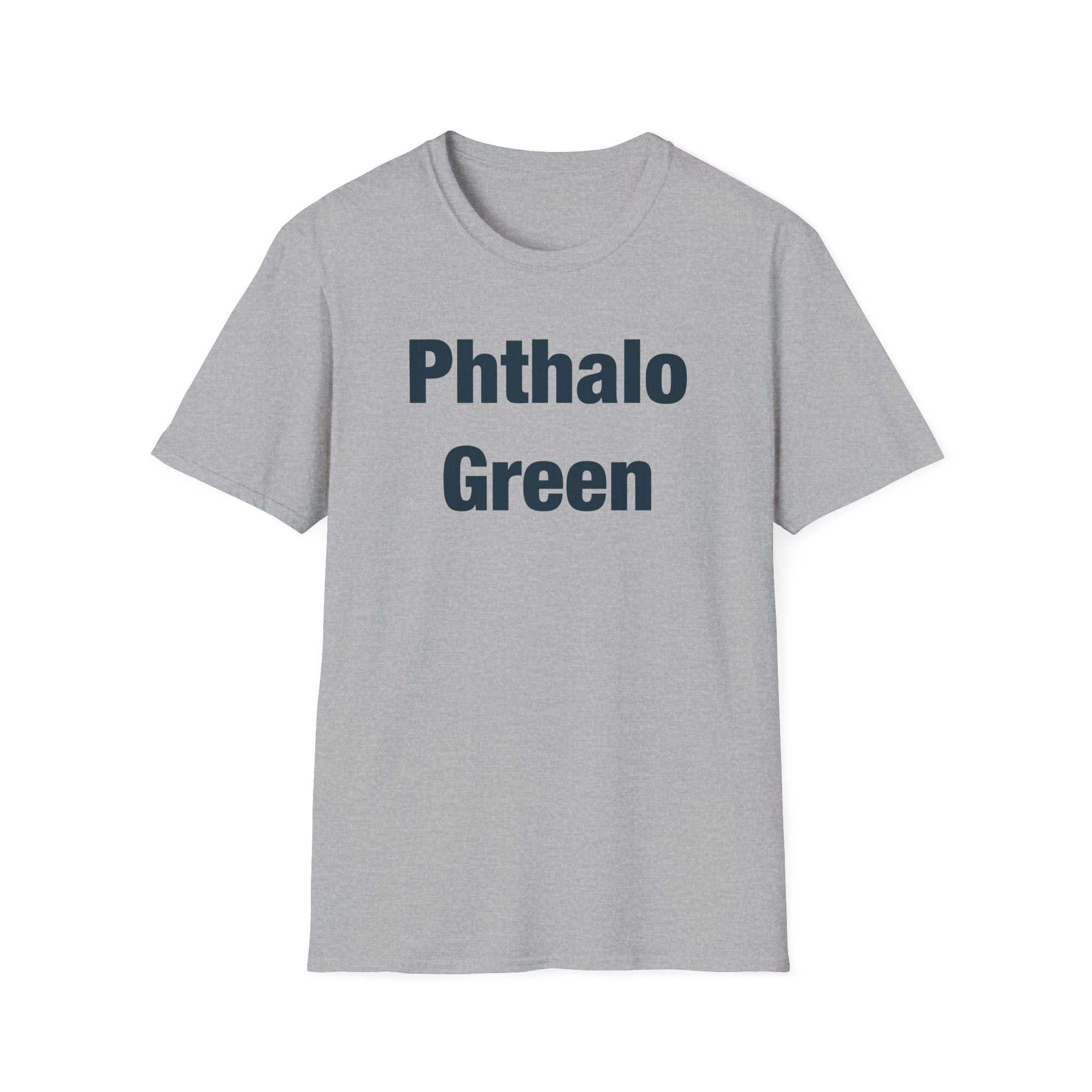 Phthalo Green Lettered T-Shirt