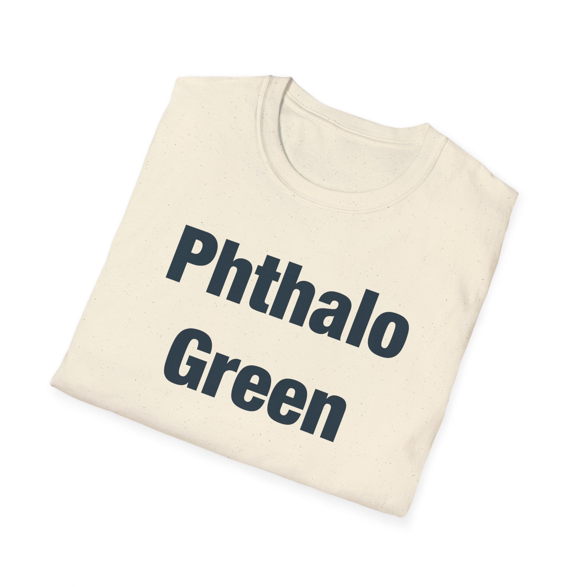 Phthalo Green Lettered T-Shirt