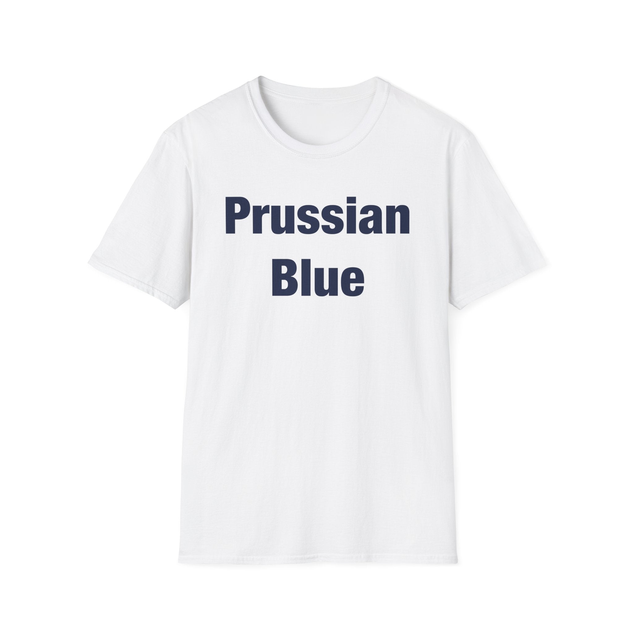 Prussian Blue Lettered T-Shirt