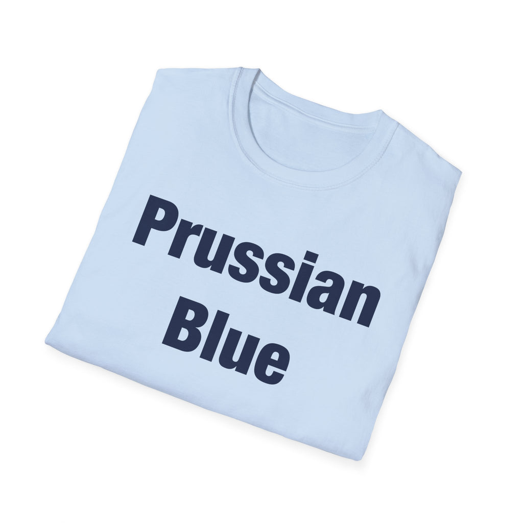 Prussian Blue Lettered T-Shirt