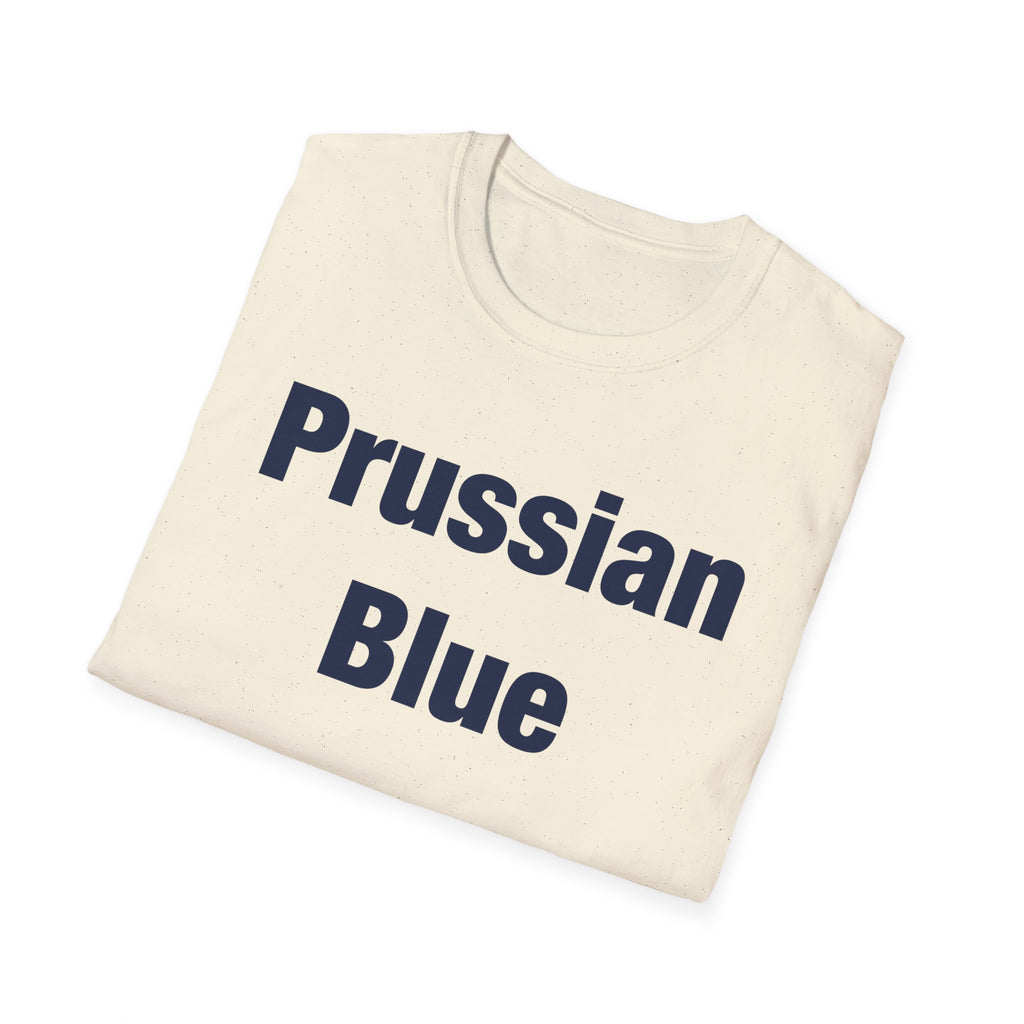 Prussian Blue Lettered T-Shirt