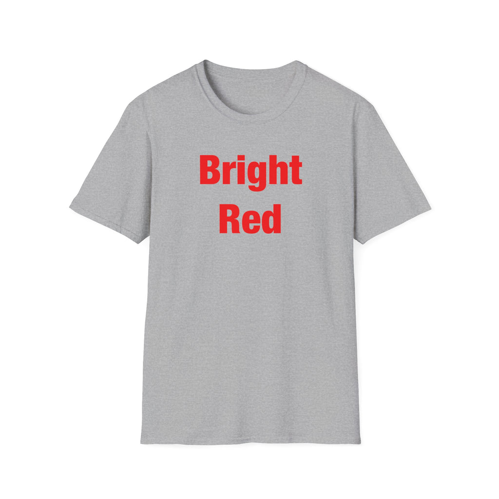 Bright Red Lettered T-Shirt