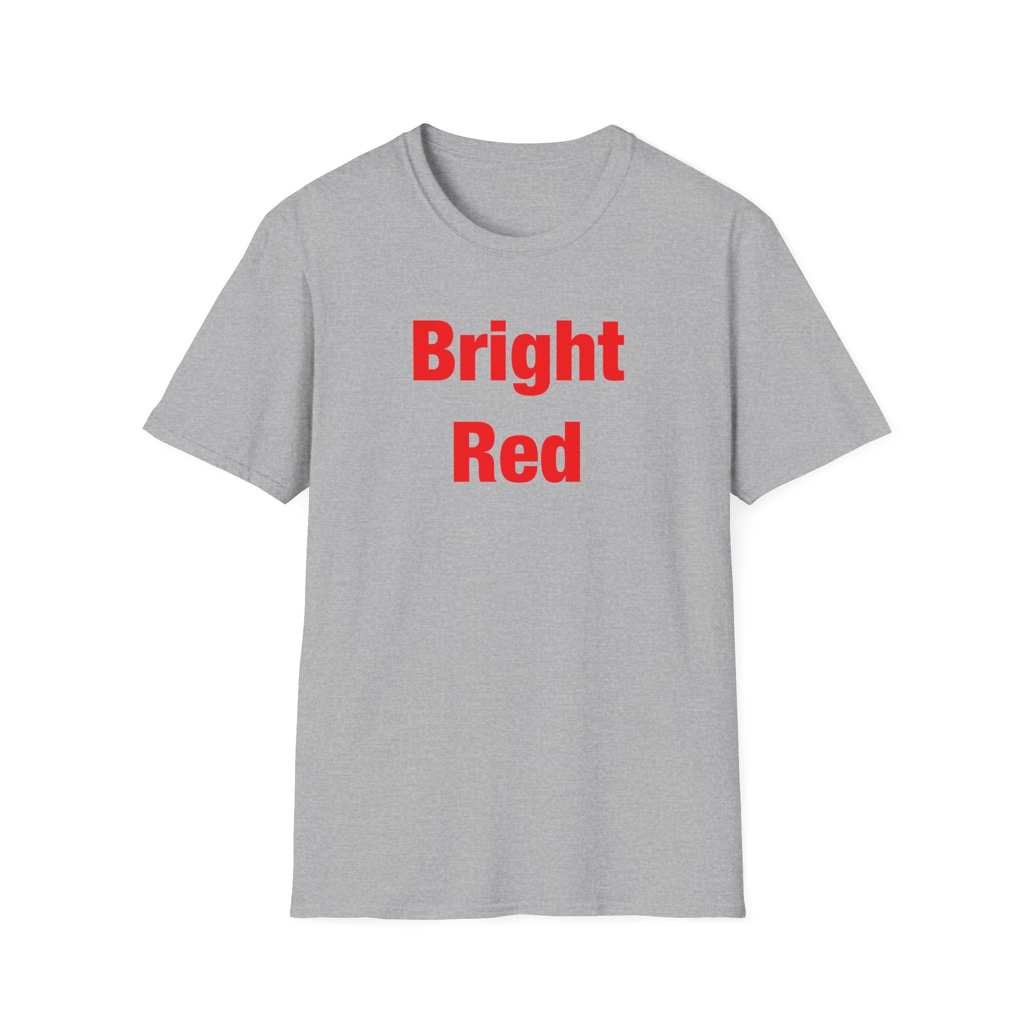 Bright Red Lettered T-Shirt