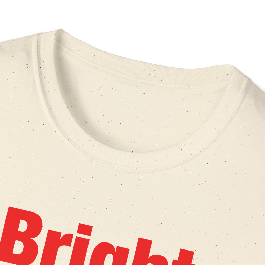 Bright Red Lettered T-Shirt