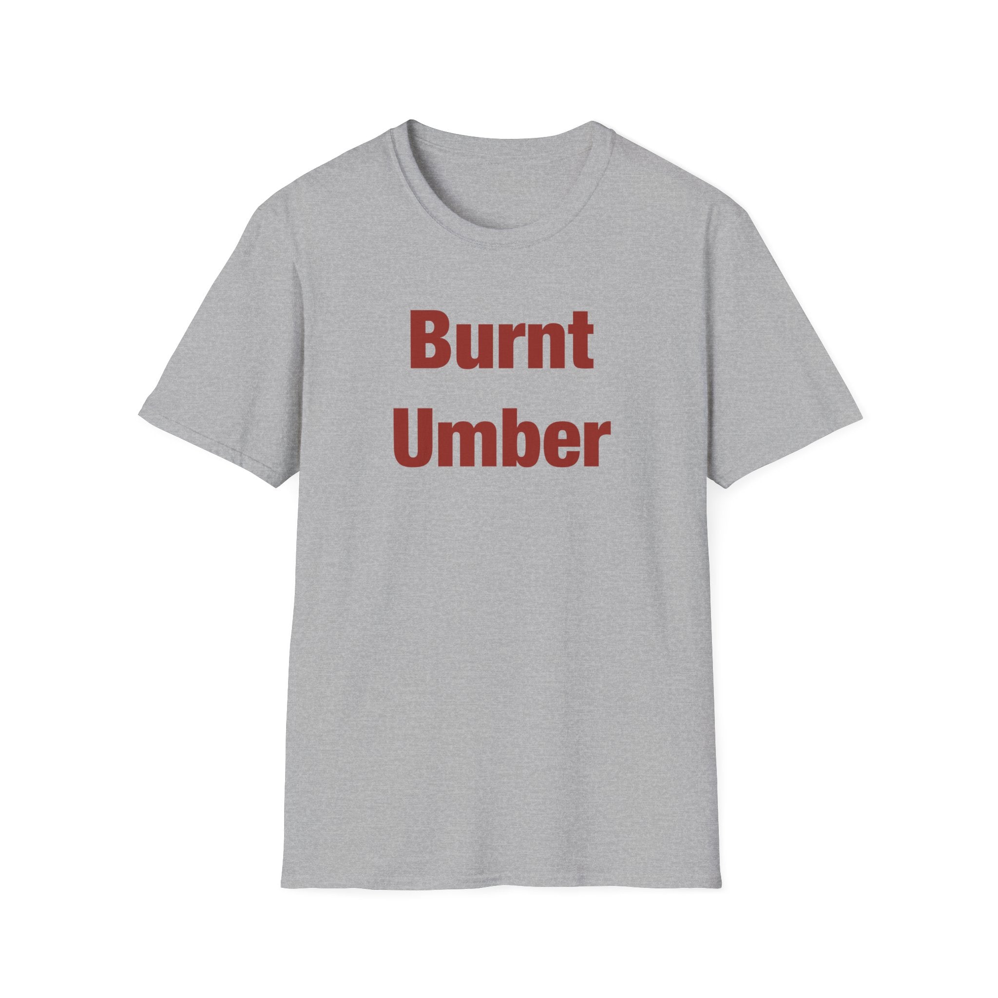 Burnt Umber Lettered T-Shirt