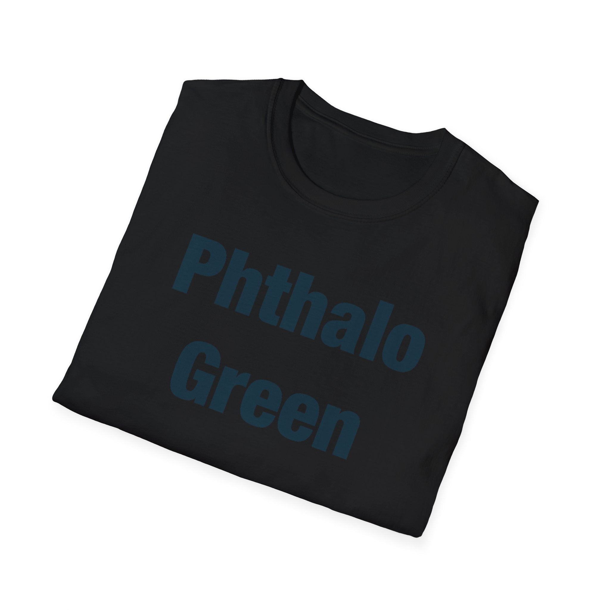 Phthalo Green Lettered T-Shirt