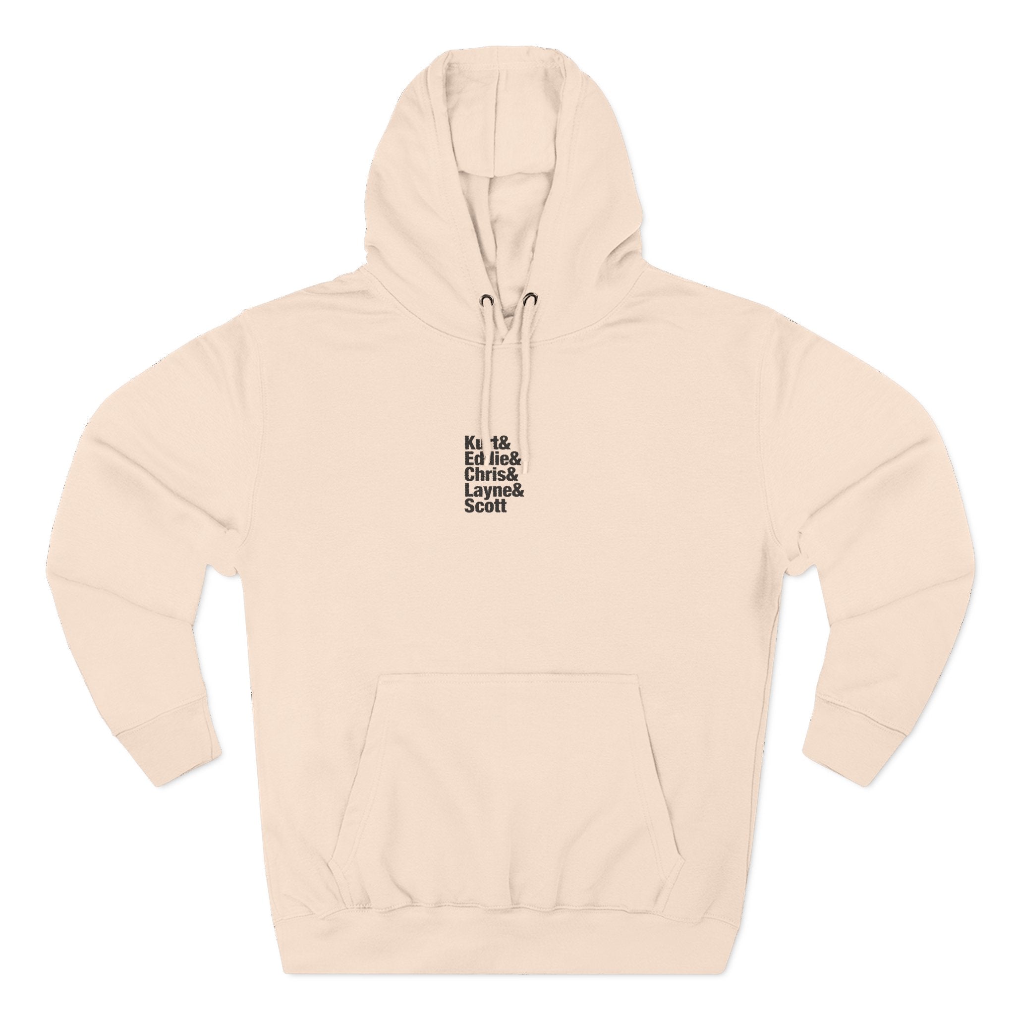 Kurt and Eddie and Chris and Layne and Scott Embroidered Hoodie