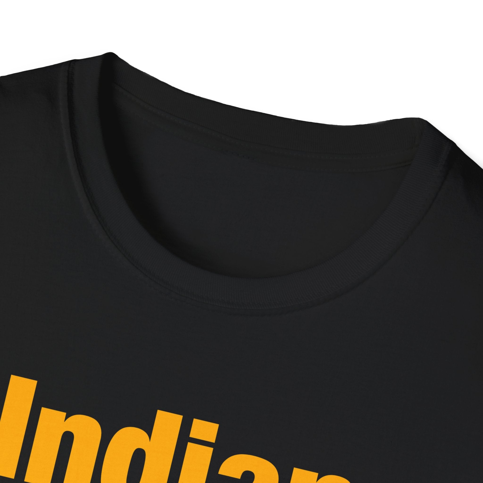 Indian Yellow Lettered T-Shirt