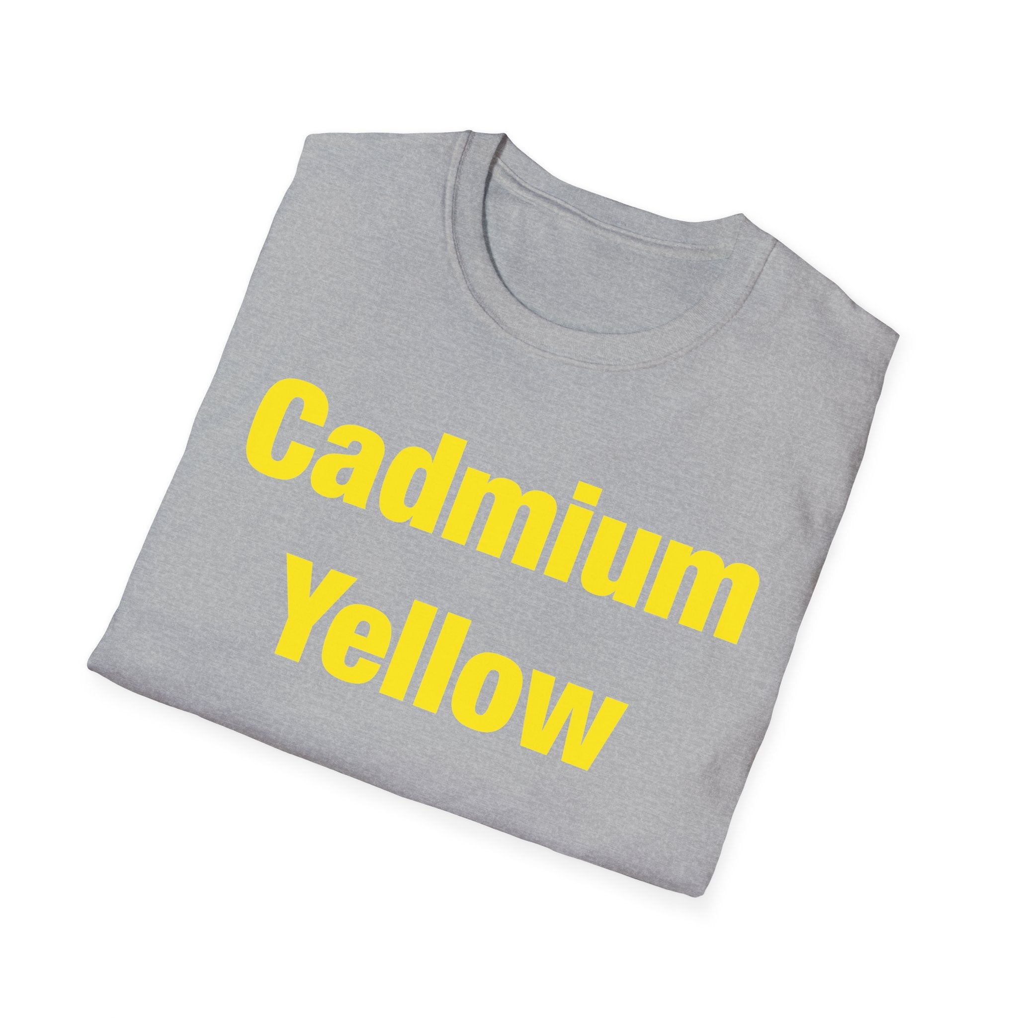 Cadmium Yellow Lettered T-Shirt