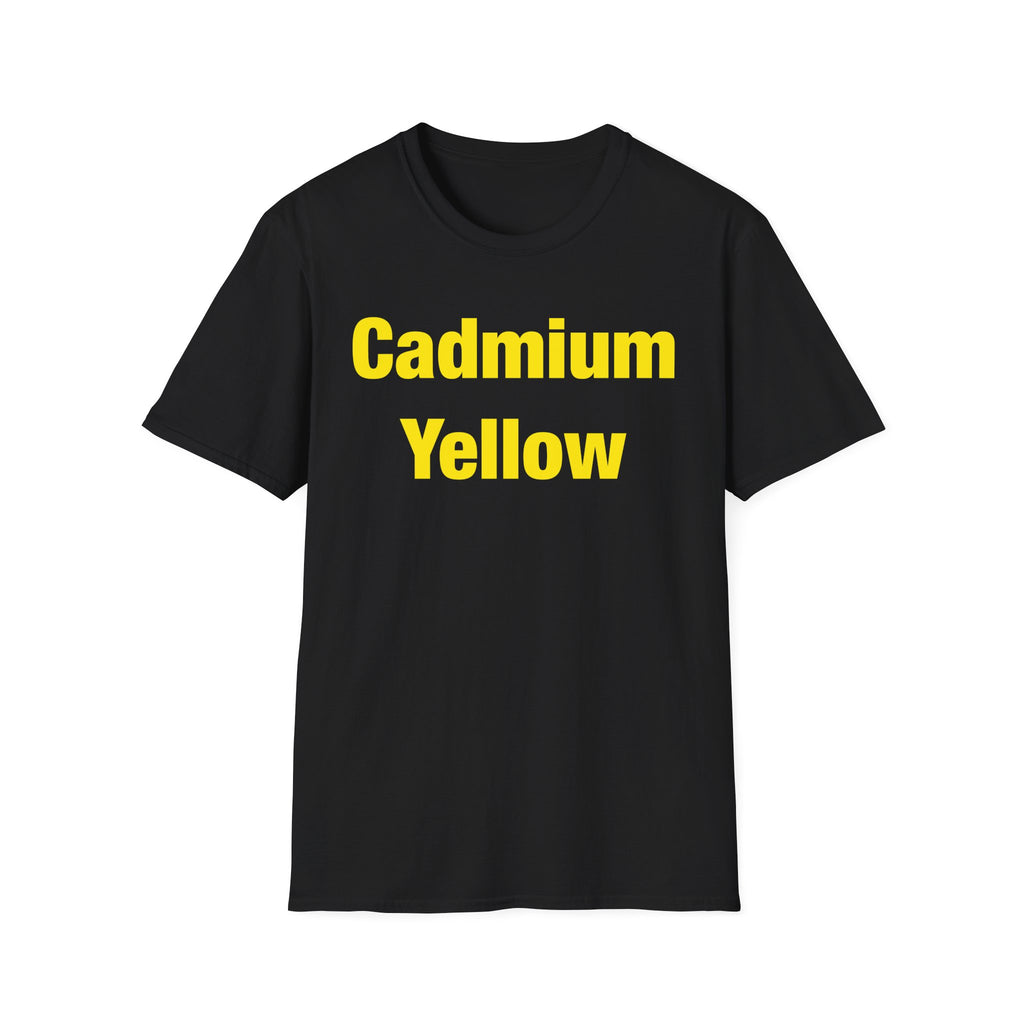 Cadmium Yellow Lettered T-Shirt