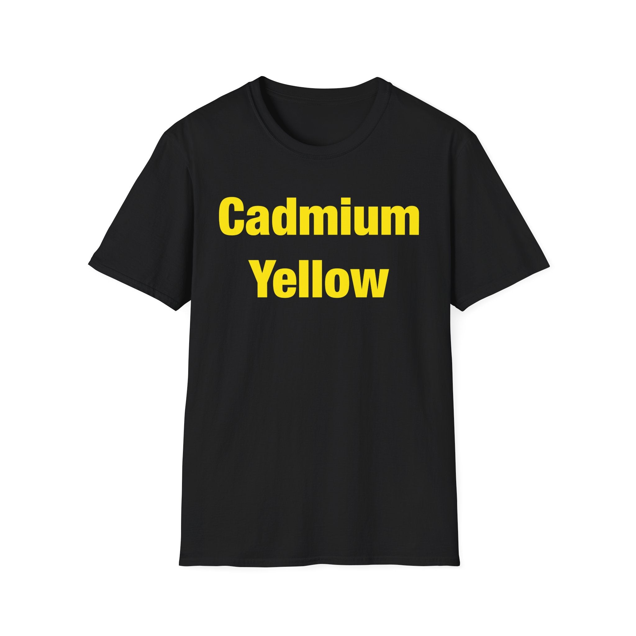 Cadmium Yellow Lettered T-Shirt