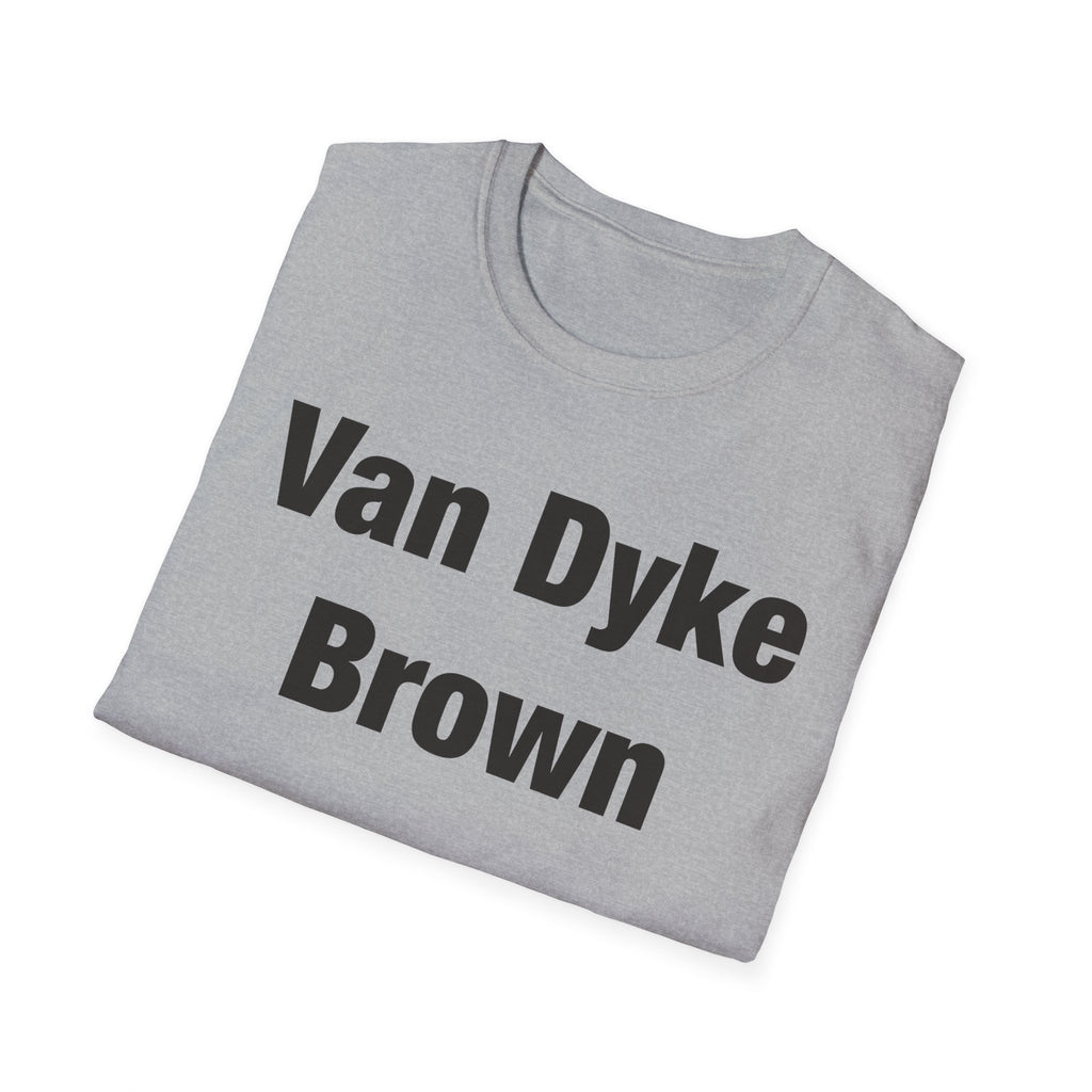 Van Dyke Brown Lettered T-Shirt