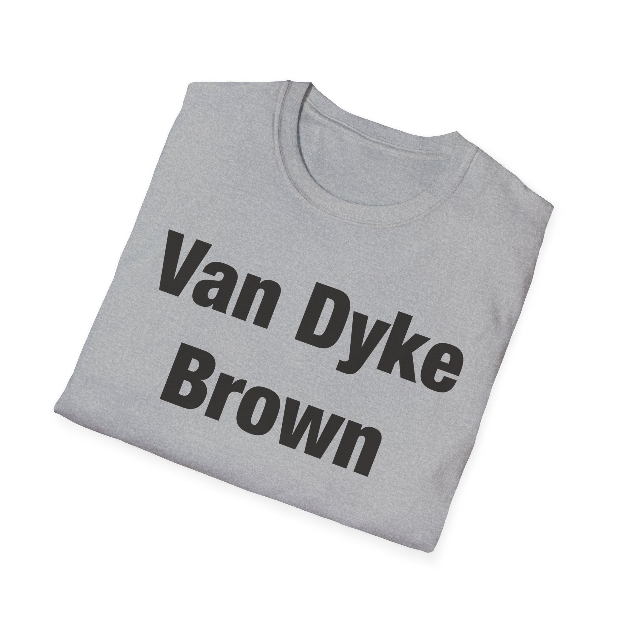 Van Dyke Brown Lettered T-Shirt