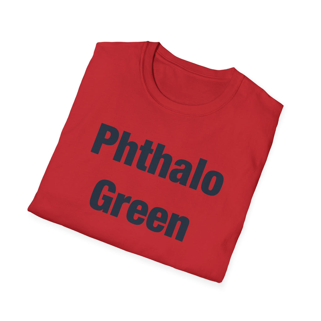 Phthalo Green Lettered T-Shirt