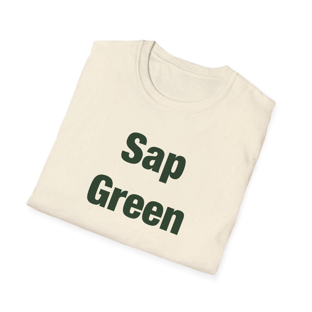 Sap Green Lettered T-Shirt