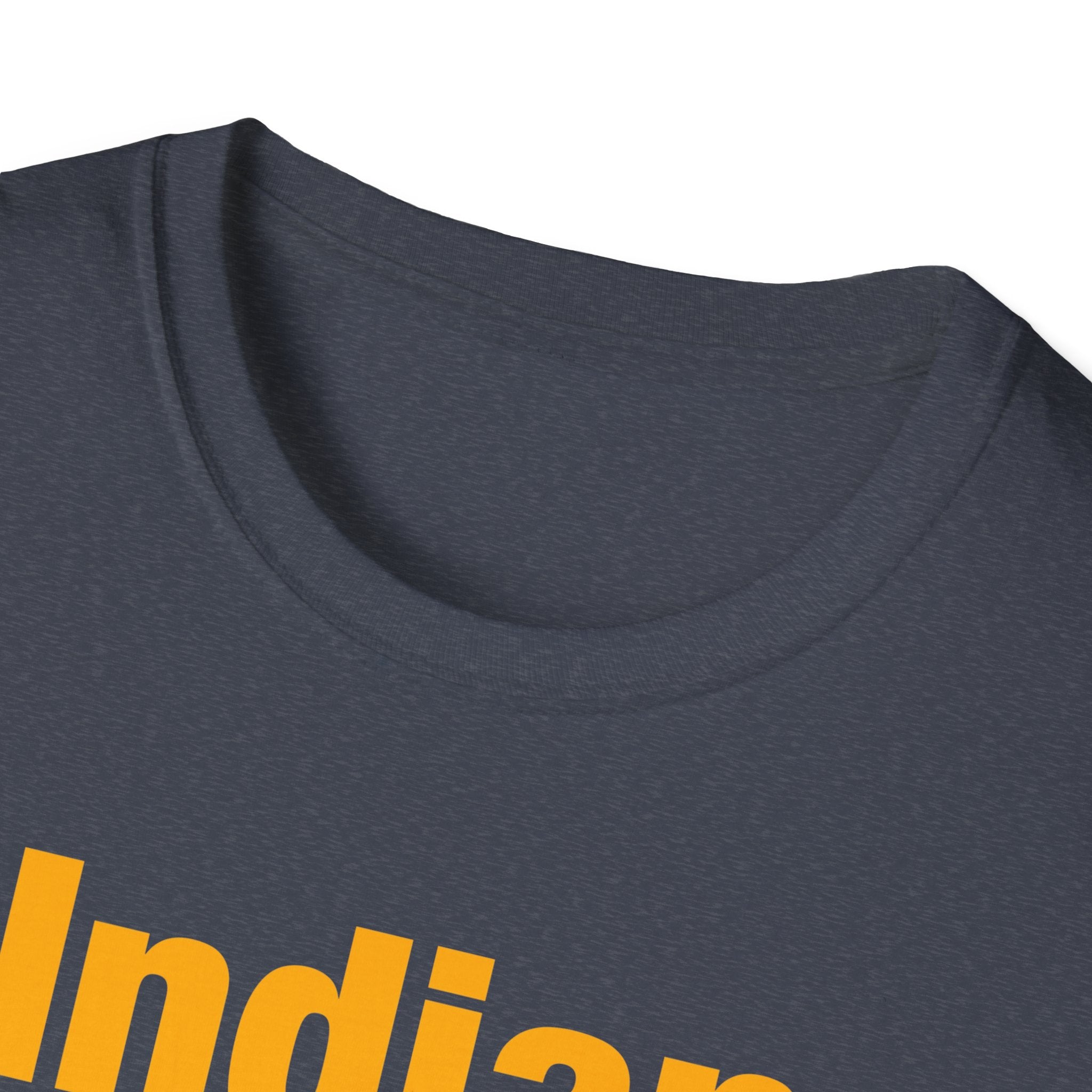 Indian Yellow Lettered T-Shirt