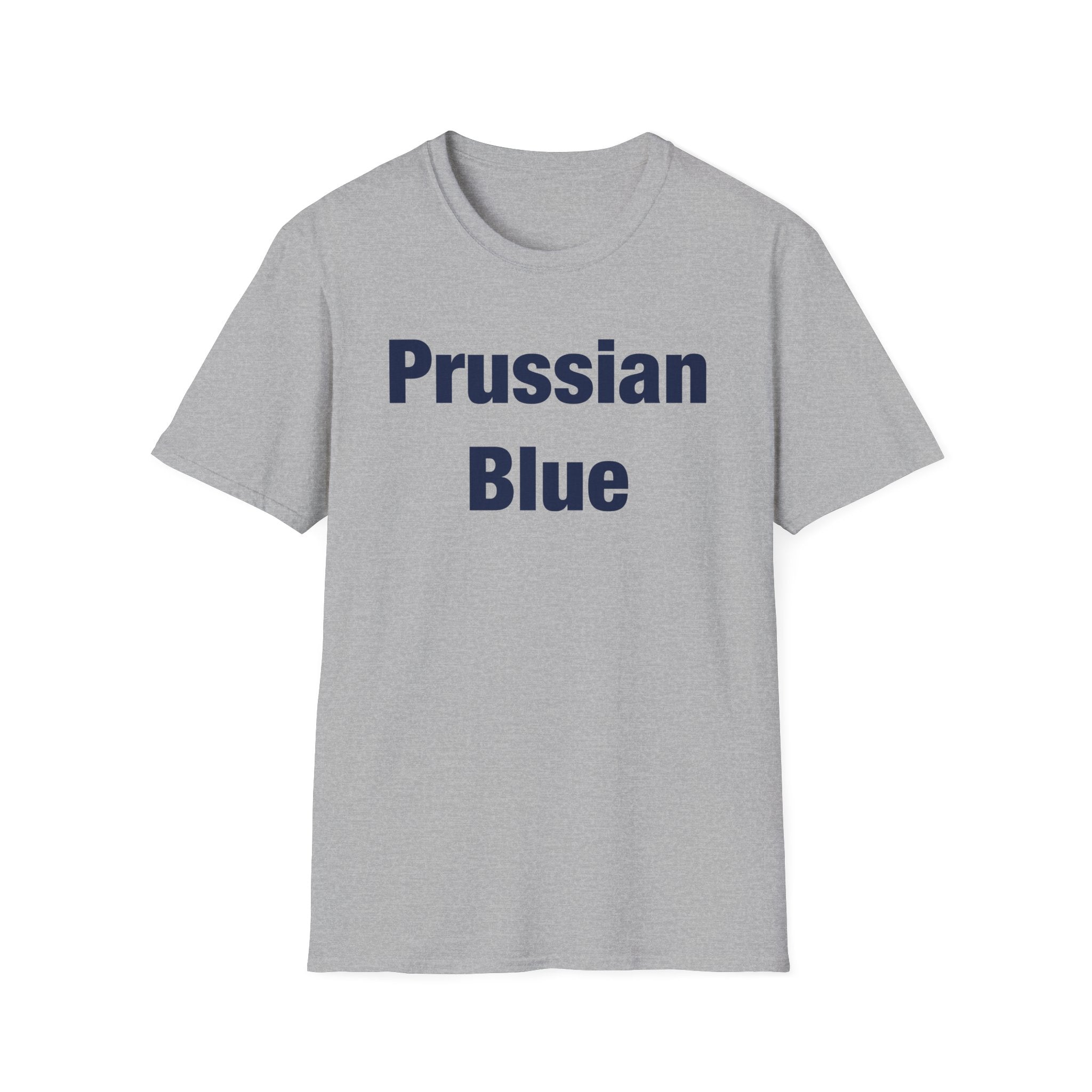 Prussian Blue Lettered T-Shirt