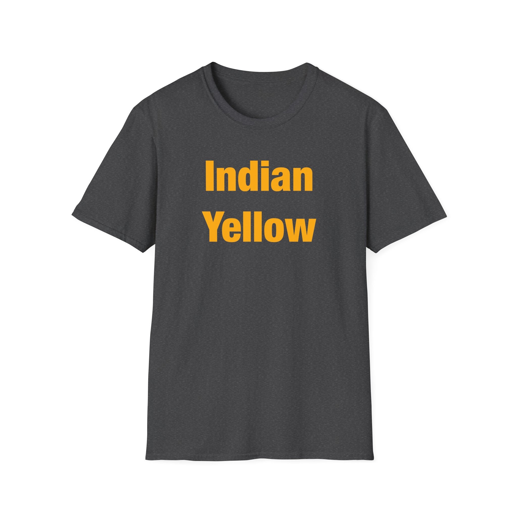 Indian Yellow Lettered T-Shirt