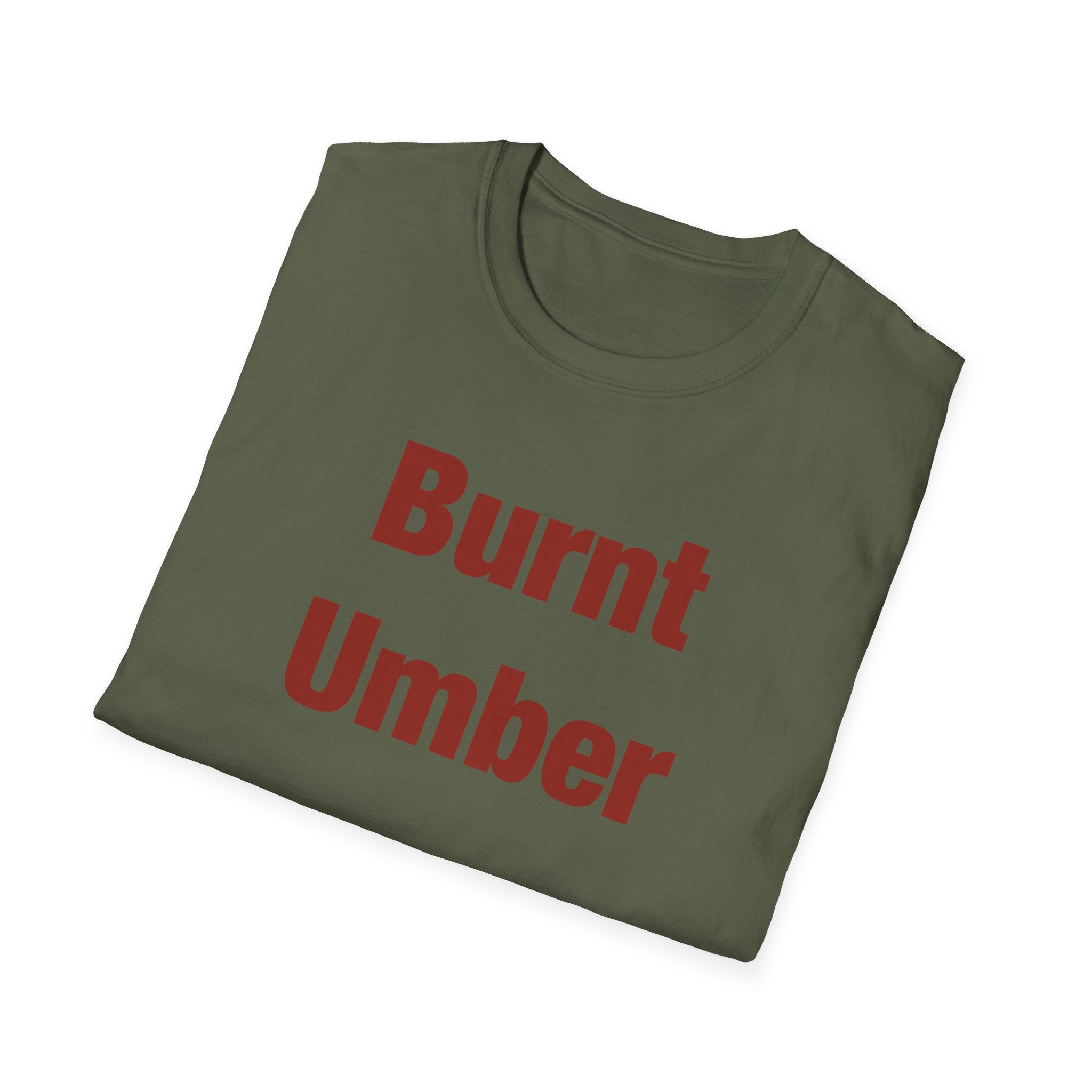 Burnt Umber Lettered T-Shirt
