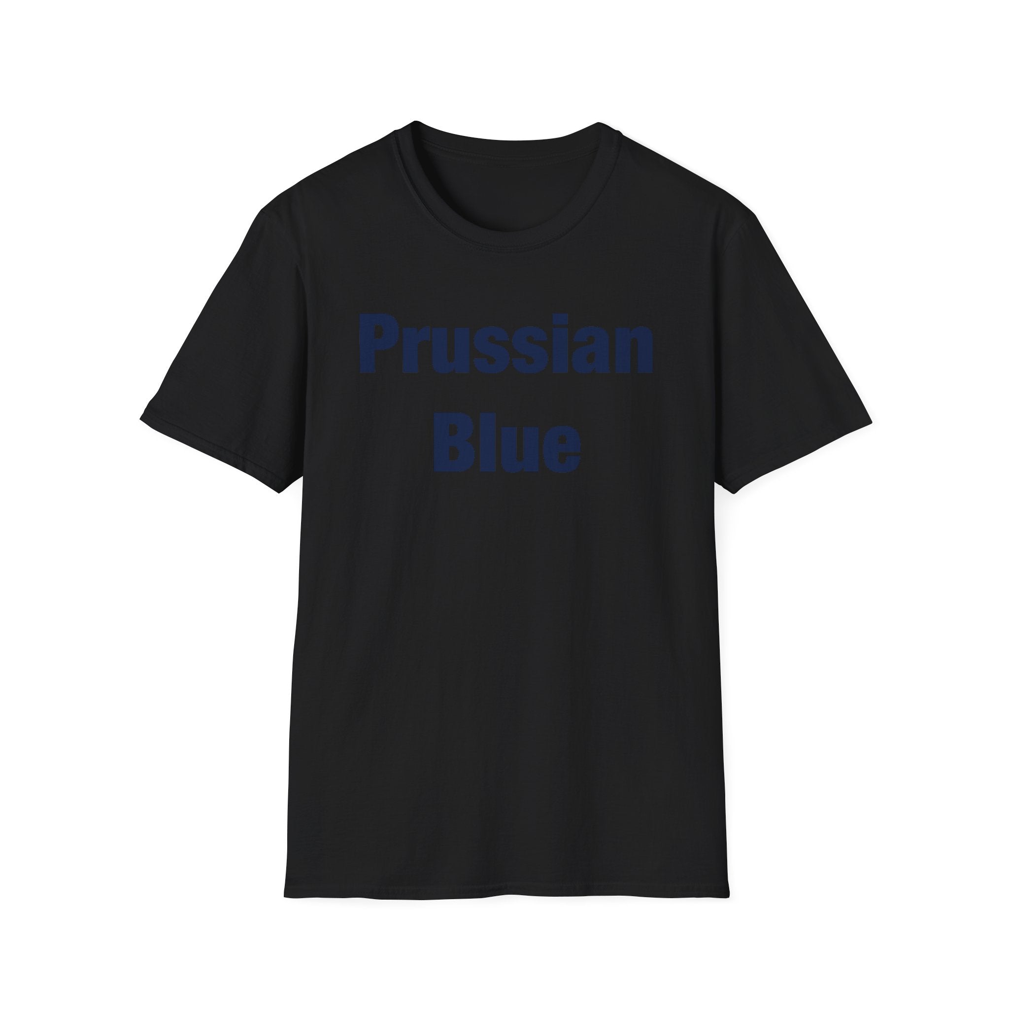 Prussian Blue Lettered T-Shirt