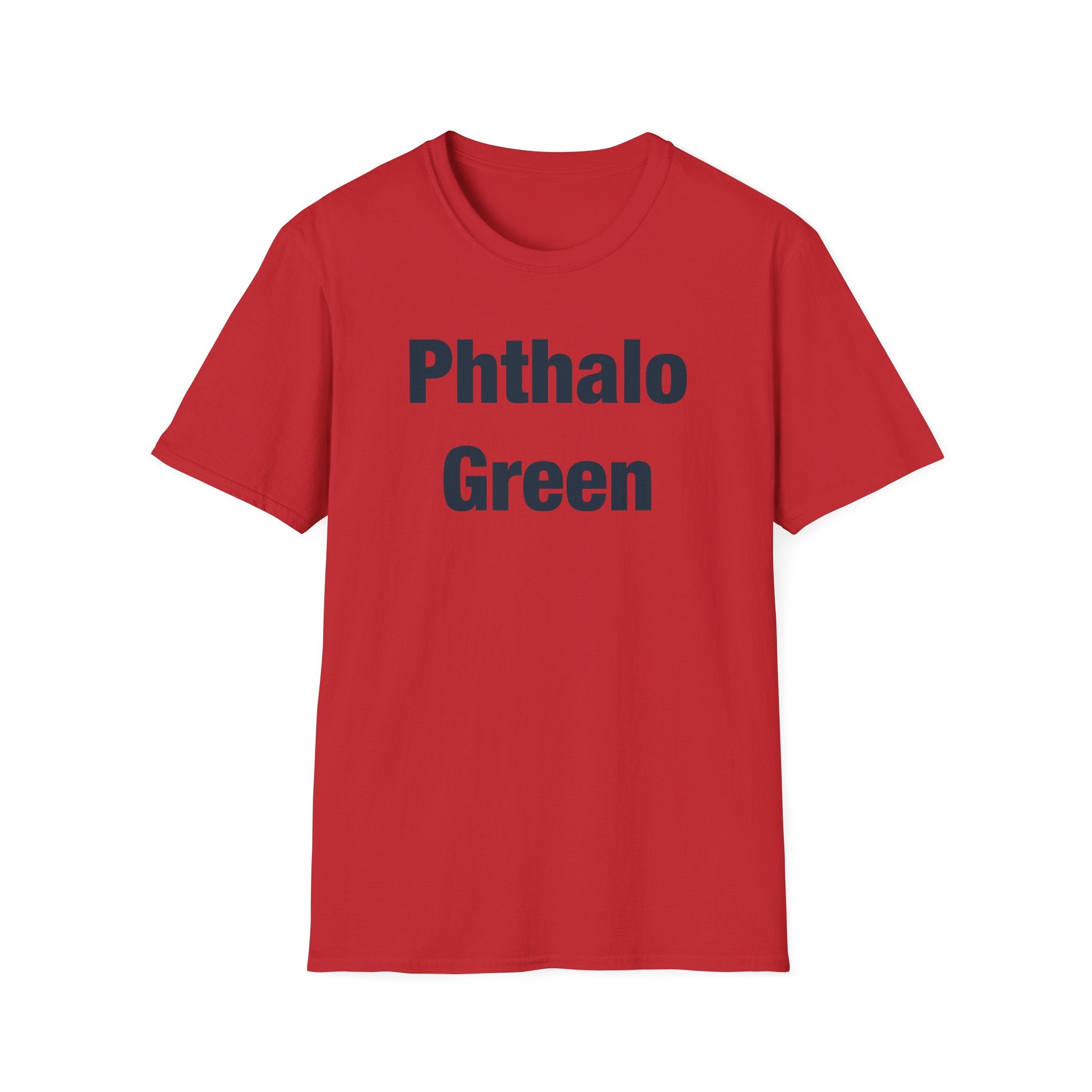 Phthalo Green Lettered T-Shirt