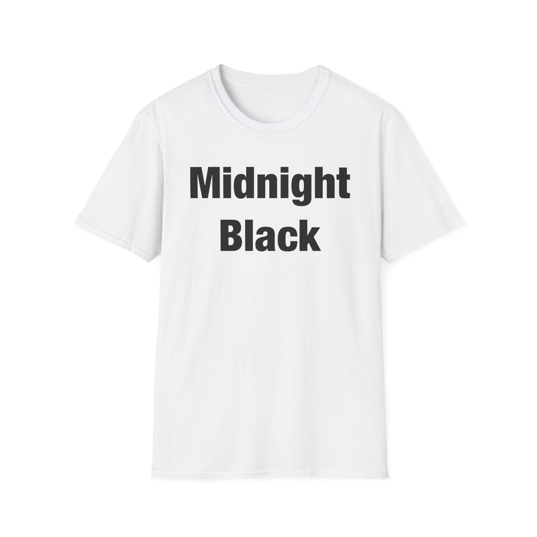Midnight Black Lettered T-Shirt