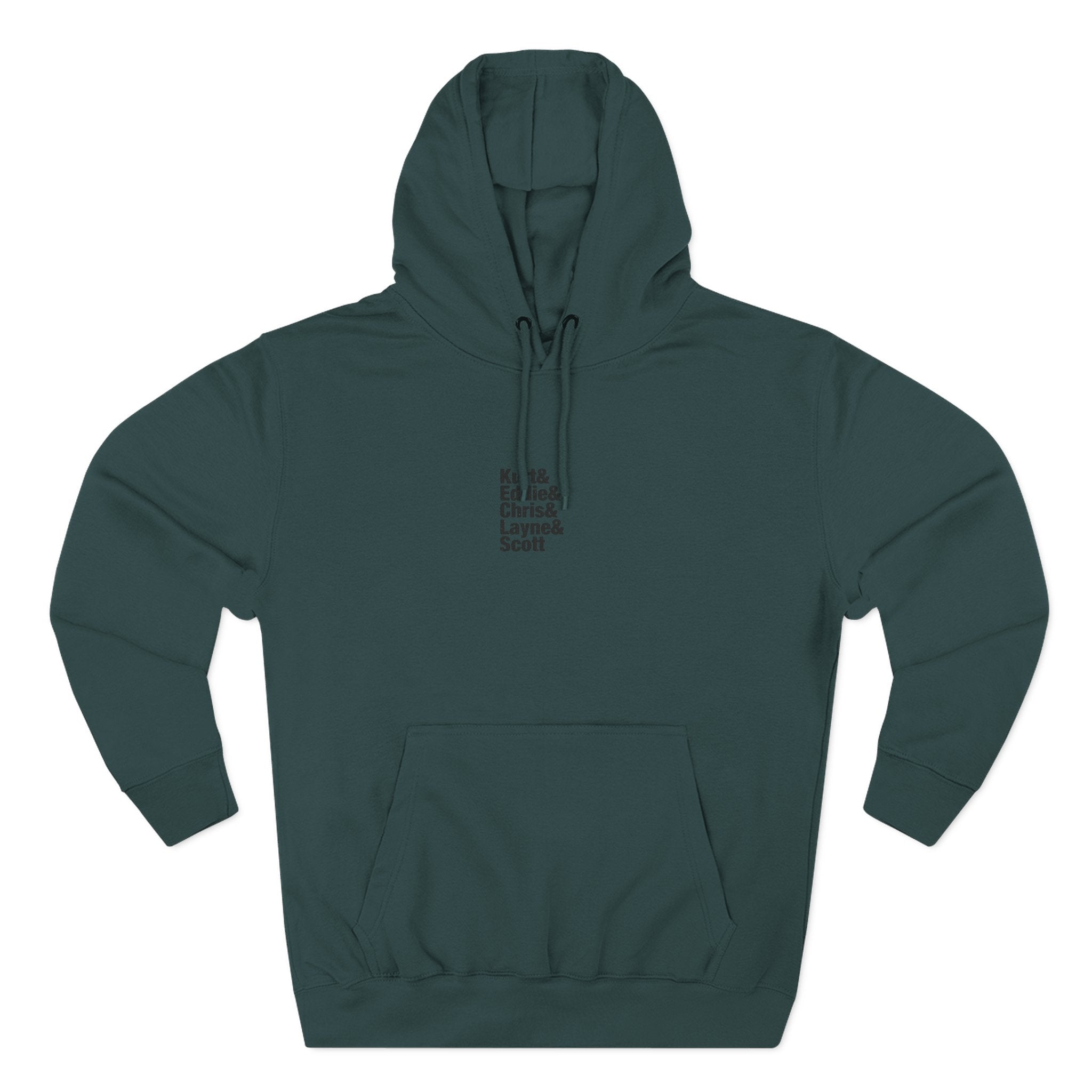 Kurt and Eddie and Chris and Layne and Scott Embroidered Hoodie
