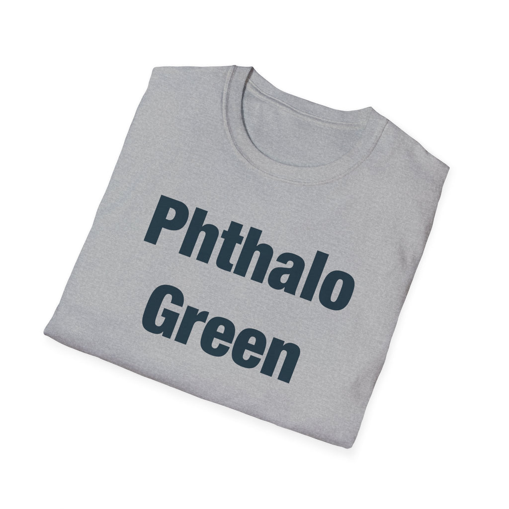 Phthalo Green Lettered T-Shirt